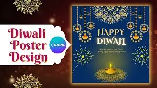 Create a STUNNING Diwali Poster in Canva for Insta 2024