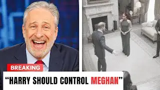 Meghan Completely LOSES It After Jon Stewart Calls Her MINI Brigitte Macron Live