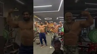 Bodybuilding V/s Classic Physic posing with Nitin chandila bhai #chest #shortsviral #viral#ytshorts