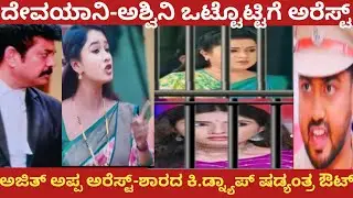ದೇವಯಾನಿ-ಅಶ್ವಿನಿ ಒಟ್ಟೊಟ್ಟಿಗೆ ಅರೆಸ್ಟ್!ಶಾರದ ಕಿ.ಡ್ನ್ಯಾಪ್ ಷಡ್ಯಂತ್ರ ಔಟ್! 