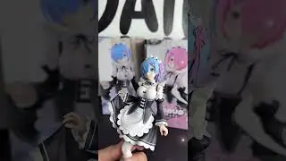 Rem by Pop up parade - L ✨🩵 #anime #unboxing #rezero