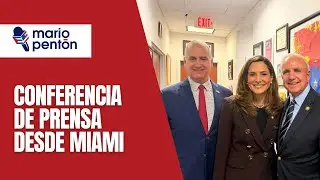 Conferencia de prensa desde Miami con anuncios sobre Cuba