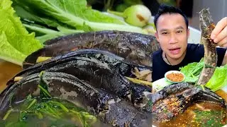 ปลาดุกต้มน้ำปลาร้า เนื้อนุ่มๆแซ่บๆ