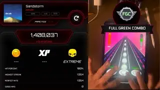 [Tap Tap Reloaded] Sandstorm (Extreme) - Full Green Combo 1,408,037