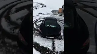 NEUSCHNEE auf dem Stilfser Joch ☃️🤩 Drift im Porsche 718 Cayman #stelvio #porsche #718cayman #snow