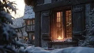 Enchanted Candlelit Window 🕯️ Medieval Christmas Music for Sleep & Healing (1 Hour)