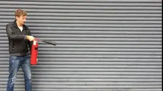 Dale Grant Uses Extinguisher