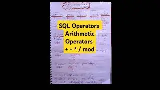 SQL OPERATORS Arithmetic Operators in SQL #sql #sqloperators #oracledatabase #oraclesql #arithmetic