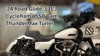 Harley Davidson Road Glide 2024 года | 131 дюйм, распредвал CycleRama 550, тюнер Thunder Max