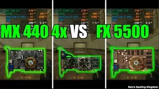 GeForce4 MX 440 4x vs GeForce FX 5500 Test In 8 Games (No FPS drop - Capture Card)