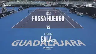 Nicole Fossa Huergo (ITA) vs Alexandra Eala (PHI) - Game, Set and Match Point