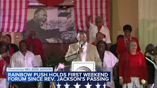 Faith leaders honor Rev. Jesse Jackson at 1st Rainbow PUSH Coalition forum since his death