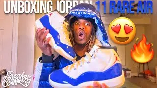 ПРЕДВАРИТЕЛЬНЫЙ ВЗГЛЯД!! РАСПАКОВКА КРОССОВОК AIR JORDAN 11 &laquo;RARE AIR&raquo; + СОВЕТЫ ПО РАЗМЕРУ