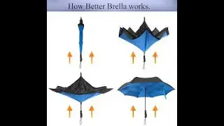 Betterbrella | As Seen On Tv | Umbrella  #easy  #simple  #inandout  #windproof......