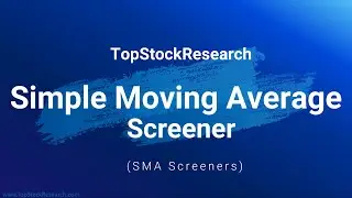 Simple  Moving Average Screeners  | My TSR