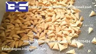 Jinan DG Fried Corn Bugles horn Chips make extruder machinery/Fry Wheat cone snack production line