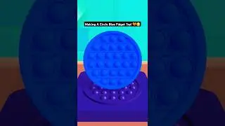 Making A Circle Blue Fidget Toy! 🧡😊 (Fidget Toy Maker)