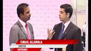 Ismail Allawala Director Softronic at TEXPO Stand during Connect ICT 2012