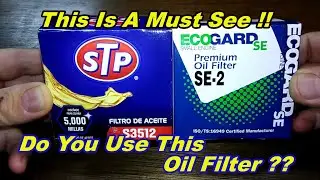 Обзор масляного фильтра STP Cut Open S3512 и фильтра Ecogard Cut Open SE-2