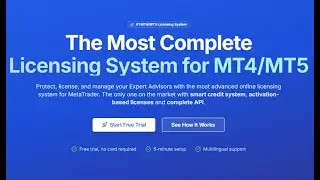 EA License Manager - MT4 and MT5 - Expert Advisor Licensing System