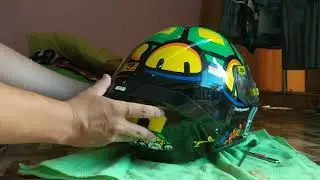 i'mspingump การติดตั้ง customs spoiler ทรง corsa สำหรับ agv k3sv