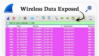 Как обнаружить атаку деаутентификации в Wireshark (Frame Inspect)