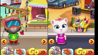 Talking Tom Goldrun Splashy Tom vs Princess Angela I 277-3-25#maxgamingshakeel