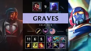 Graves Mid vs Ryze - NA Master Patch 25.08