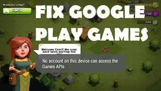 FIX - No account on this device can access the Games APIs