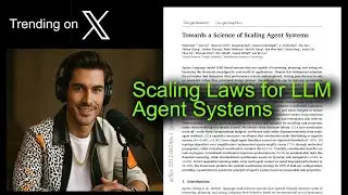 Scaling Laws for LLM Agent Systems