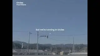 Running in a circle ⭕ 🔴 #postmalone #circle #music #japan #driving #countryside 