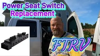 How To Replace A Broken Power Seat Switch - 2013 Ford F350