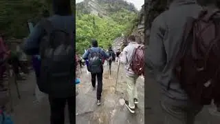 Kedarnath me mausam hua bhaut kharab. Kedarnath weather update #Kedarnath #snowfall #storm