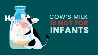 🥛❌ Cow Milk for Babies? Right Food, Right Age 👶🧠