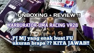KARBURATOR JOS! MUANTAB!  UMA RACING VR 28. UNBOXING & REVIEW. PJ MJ YANG ENAK BUAT FU BRAPA?