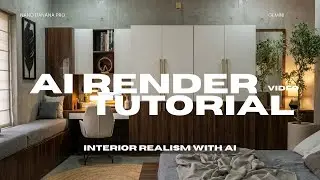 Hyper-Realistic Interior Rendering with AI | From 3D Model to Reality