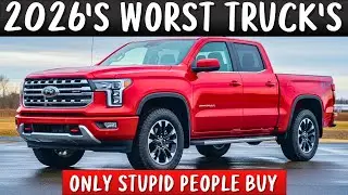 12 Worst Pickup Trucks to Buy in 2026 (Ranked Bad to Catastrophic!)