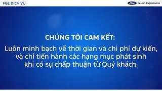 FGE PROMISE SERVICE VNM - H&Agrave; NỘI FORD