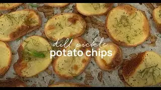 Oil-Free Dill Pickle Potato Chips