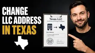 How to Change LLC Address in Texas: Steps Filing | Texas LLC Change of Registered Agent Office