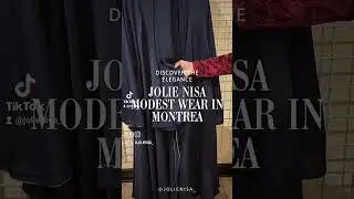 🎥 Step up Your Stylish Look with Cool modest weat at Jolie Nisa Fashion Modest Wear, Montreal 🌟