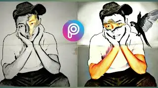 ripped paper effect picsart./ picsart best photo editing.