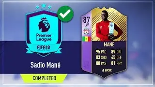 POTM MANE SBC COMPLETED!! CHEAPEST METHOD! - FIFA 18