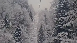 Romania in 30 sec.: Azuga winter resort, December 2021