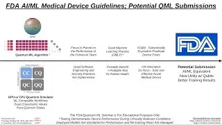 FDA AI ML Medical Device Guidelines; Potential QML Submissions