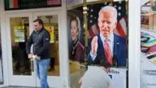Celebrations in Joe Biden's ancestral Irish hometown