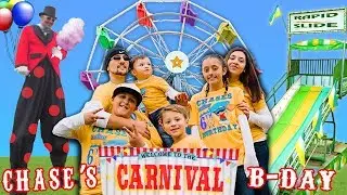 Chase's 6th Birthday CARNIVAL Party! FERRIS WHEEL ALL TO OURSELVES! FUNnel V Vlog