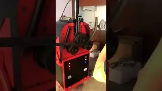 Hydraulic pipe bending machine #youtubeshorts