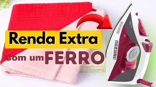 Ganhe Dinheiro Estampando Toalhas sem prensa T&eacute;rmica/ Finte de Renda Extra.