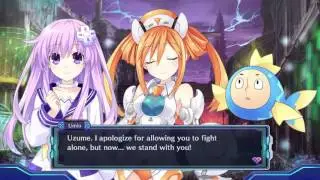 Megadimension Neptunia VII Neptune meets Big Neptune in build up to epic boss fight